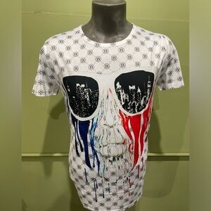 Barabas t-shirt crewneck white modern fit s/s